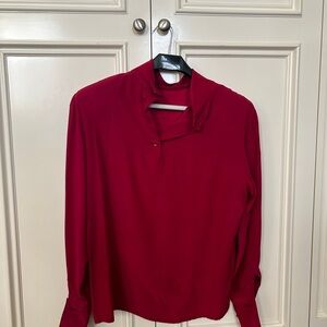 Elegant Red Women's Top